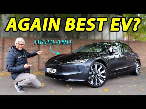 2024 Tesla Model 3 Highland driving REVIEW