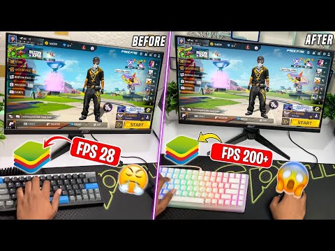 2025 new low-end Gaming PC High FPS Optimization for Free Fire BlueStacks 5 | Full PC Optimization