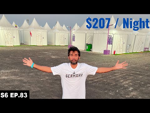 207$ Horrible Tent Fan Village S06 EP.83 | MIDDLE EAST MOTORCYCLE TOUR