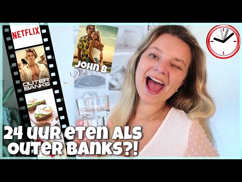 24 UUR LANG ALLEEN MAAR ETEN ALS OUTER BANKS?! ღ | Joyce Rikken