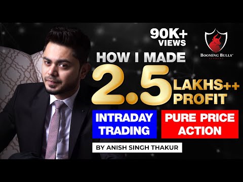 2.5 Lakhs ++ Live Trading Profits || TCS + Adaniports || Anish Singh Thakur || Booming Bulls