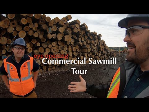 40,000 board feet per Shift! Huntsville Forest Products Sawmill Tour