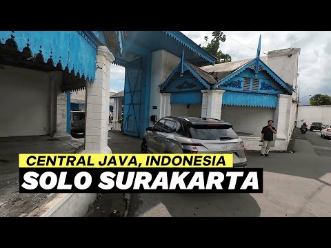 4K Motorbike Tour | Touring the city of Solo Surakarta, Indonesia