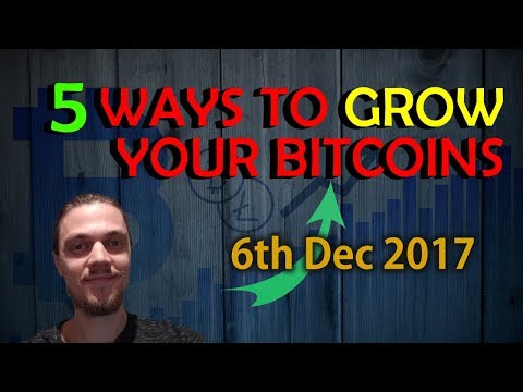 5 Ways To Grow Your Bitcoins & Cryptocurrency - Low Risk to High Risk