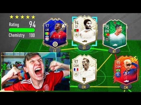 95 SHAPESHIFTER RONALDO IN LUCKIEST 194 FUT DRAFT!! (FIFA 20)