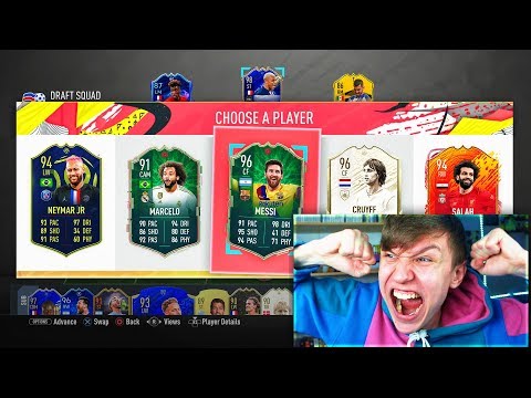 96 SHAPESHIFTER MESSI IN RAREST 194 FUT DRAFT EVER!! (FIFA 20)