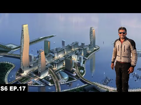 $30 Billion Empty CITY WHERE NO ONE LIVES S06 EP.17 | MIDDLE EAST ON MOTORCYCLE