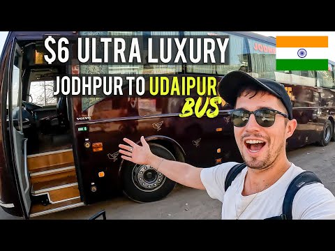 $6 ULTRA LUXURY bus to Udaipur 