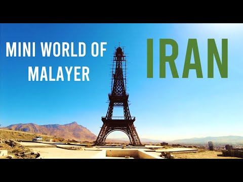 “Mini World” Theme Park, Malayer Tourist Gate from Persepolis to Eiffel, Hamedan Province, Iran.