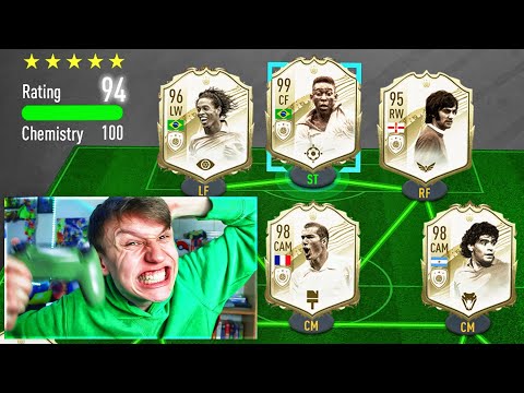 *NEW* ICONS IN THE RAREST 194 FUT DRAFT EVER!! (FIFA 20)