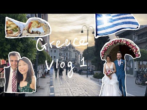 [Sub][Greece travel vlog][4k] Big Traditional Greek Wedding & Dance|touring Tomato Plant| sunset2022