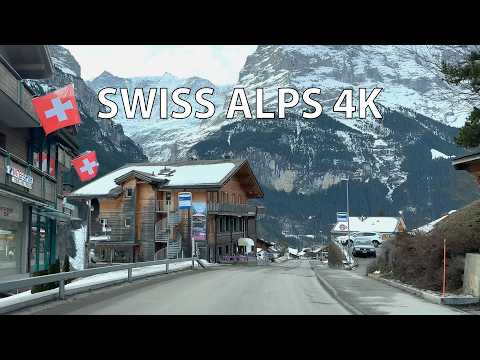  Switzerland Scenic Drive - Stunning Mountain Roads & Countryside Villages 