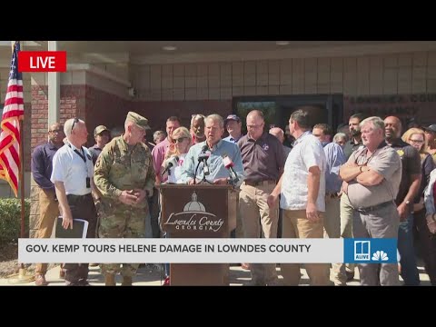 'Truamatic event' | Georiga Gov. Kemp updates public on damage caused by Helene from hardest hit are