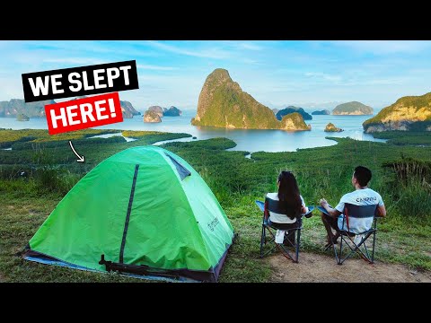  We Slept on the Edge of a Mountain in Thailand (1 Hour from Phuket)