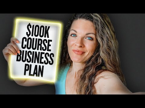 A SIMPLE business plan to grow a $100k online course