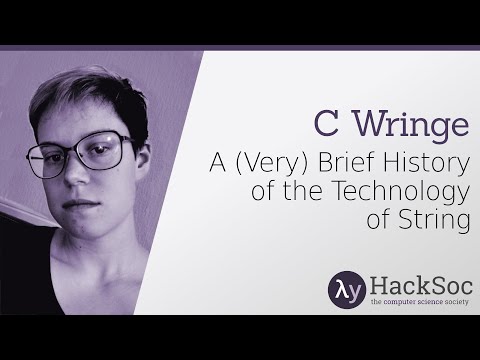 A (Very) Brief History of the Technology of String - C Wringe
