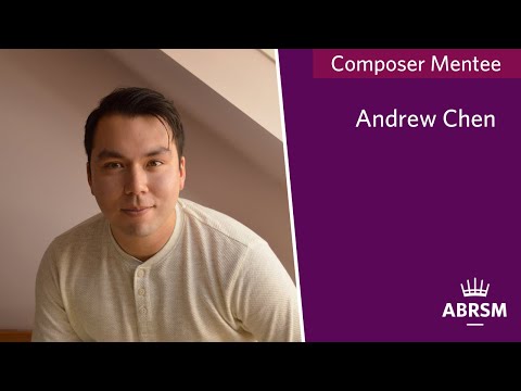 ABRSM Composer mentee Andrew Shen in conversation with Lincoln Abbotts - Executive director