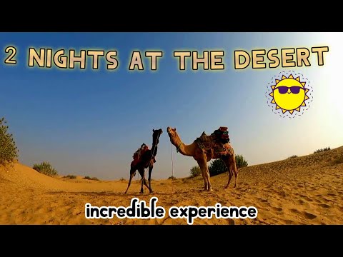 Acampando en el desierto l Vlog Camel Safari | India, Jaisalmer 2020 |