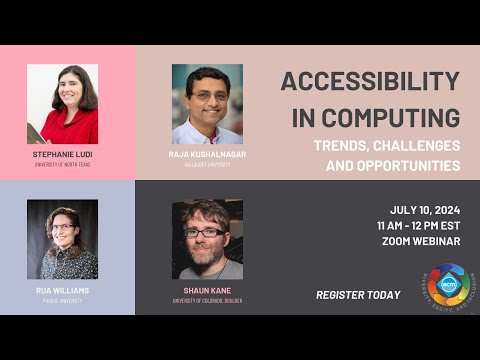 Accessibility in Computing: Trends, Challenges and Opportunities