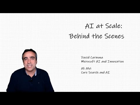 AI at Scale: Behind the Scenes  | OD382
