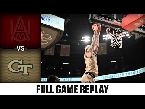 Alabama A&M vs. Georgia Tech Full Game Replay | 2024-25 ACC Men's Basketball