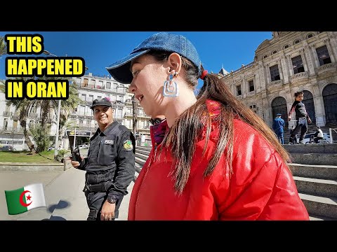 Algerian Police Shows me Street Food in Oran 