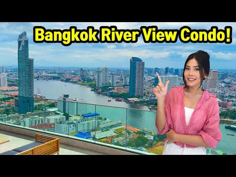 Amazing facilities & River view!!! Touring a Brand-New Bangkok Condo in Thailand