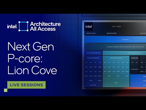 Architecture All Access: Live at Lunar Lake ITT: Next Gen P-core Lion Cove