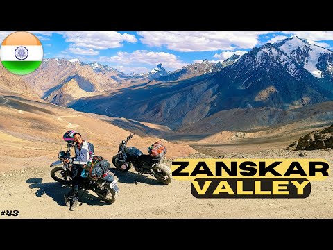 As WILD as INDIA gets - Zanskar Valley - Extreme off road trip - India Motorcycle Travel Vlog EP43