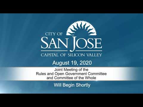 AUG 19, 2020 |  Rules & Open Government/Committee of the Whole