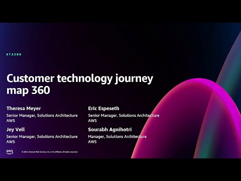 AWS re:Invent 2024 - Customer technology journey map 360 (NTA309)