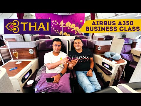 Bangkok to Philippines on Thai Airways Business Class, Airbus A350