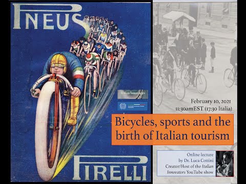 Bicycles, sports, and the birth of Italian tourism #ItalianModernities #lectures