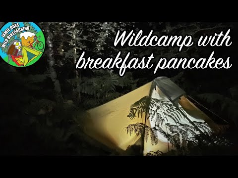 Bikepacking Wildcamp with breakfast pancakes and ales