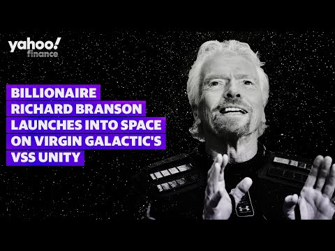 Billionaire Richard Branson launches into space and says, 'Its the experience of a lifetime'