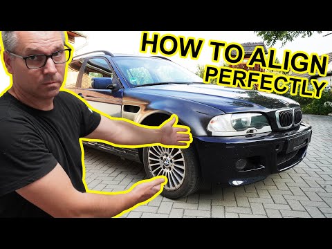 BMW E46 M3 TOURING BUILD | Ep4 | Frontend alignment | ENG SUB