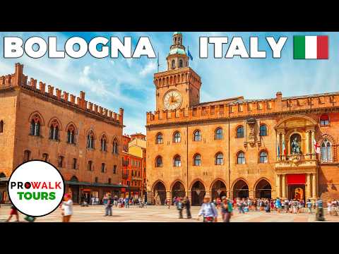 Bologna  Walking Tour - 4K60fps with Captions - Prowalk Tours Italy