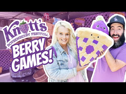 Boysenberry Games, Food, and Fun at Knott's Berry Farm!
