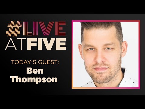 Broadway.com #LiveatFive with Ben Thompson of WAITRESS