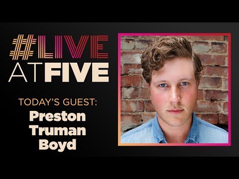 Broadway.com #LiveatFive with Preston Truman Boyd of THE PLAY THAT GOES WRONG