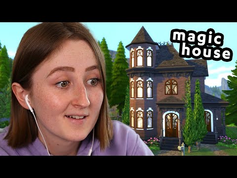 building a sims house for vampires + witches