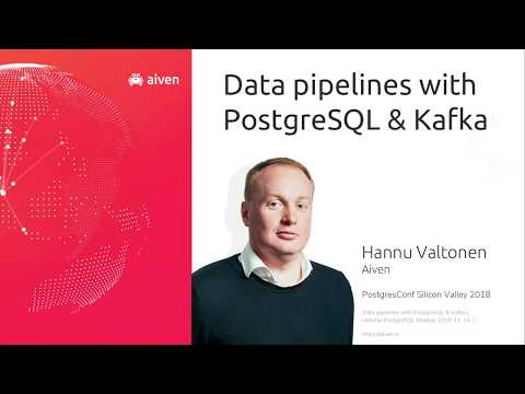 Building data pipelines with Kafka and PostgreSQL