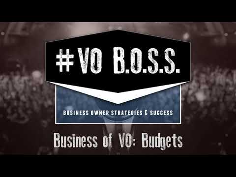 Business of VO: Budgets