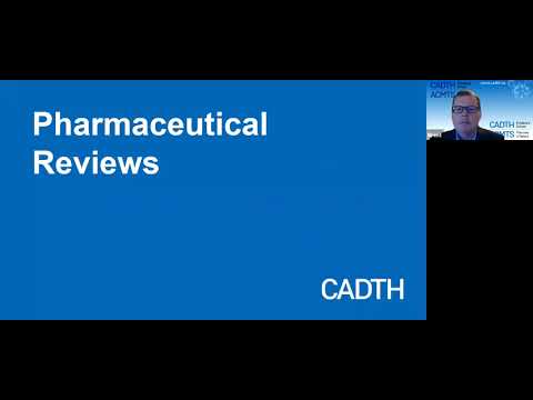 CADTH Drug Portfolio Information Session