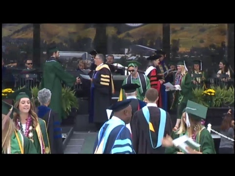 Cal Poly Spring Commencement 2018 3pm Saturday