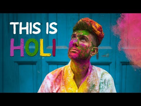 Canadian's First Time in INDIA - Holi Festival 2019