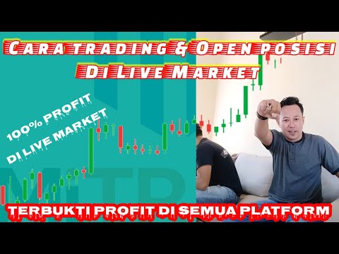 Cara trading dan open posisi yang akurat di live market