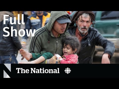 CBC News: The National | Earthquake rescues, Fixing health care, Horse exports