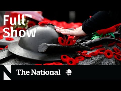 CBC News: The National | Remembrance Day, Calgary apartment boom, Jody Wilson-Raybould