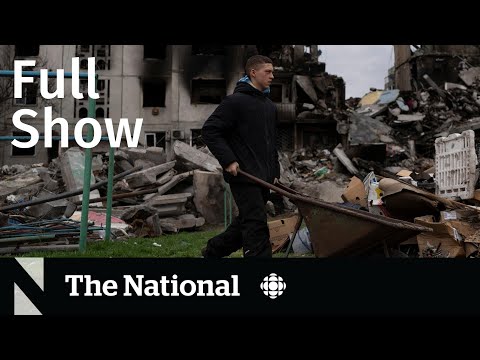 CBC News: The National | Ukrainians rebuild, Biolabs disinformation, Bee parasites